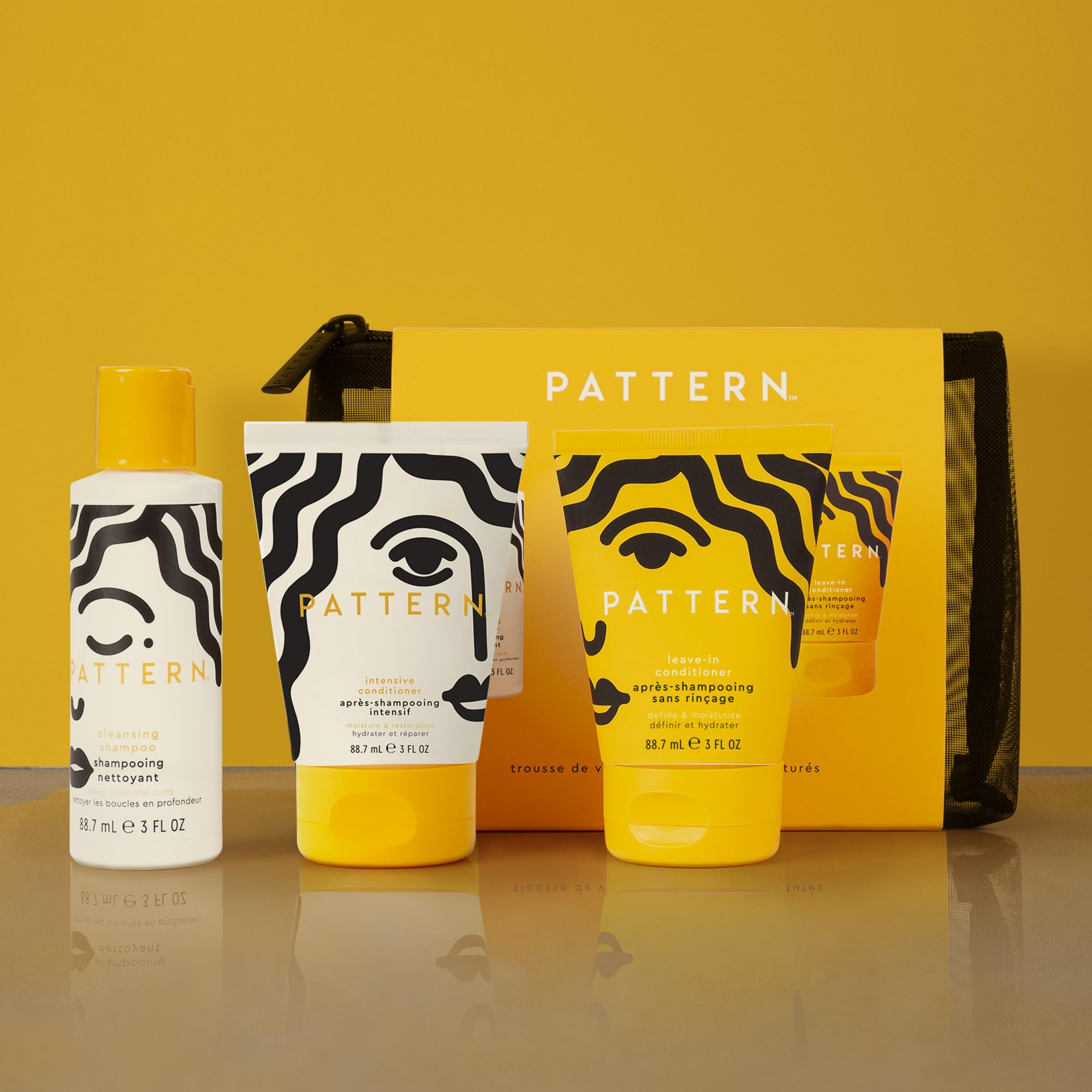 PATTERN Beauty tubes remplissables – option éco-consciente pour soins capillaires.