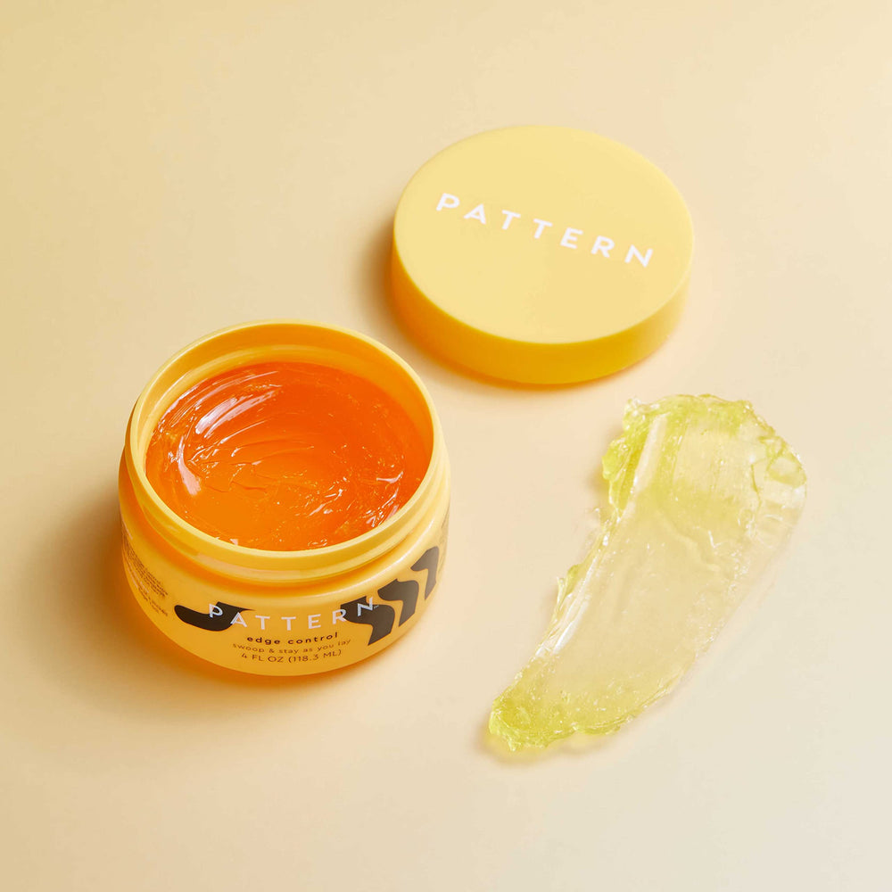 PATTERN Edge Control application photo shows easy layering for next-day style.
