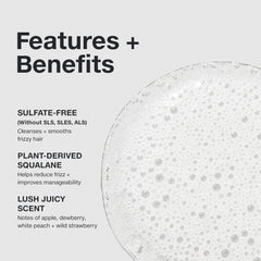 Paul Mitchell Super Smooth Champú con esqualano de origen vegetal.