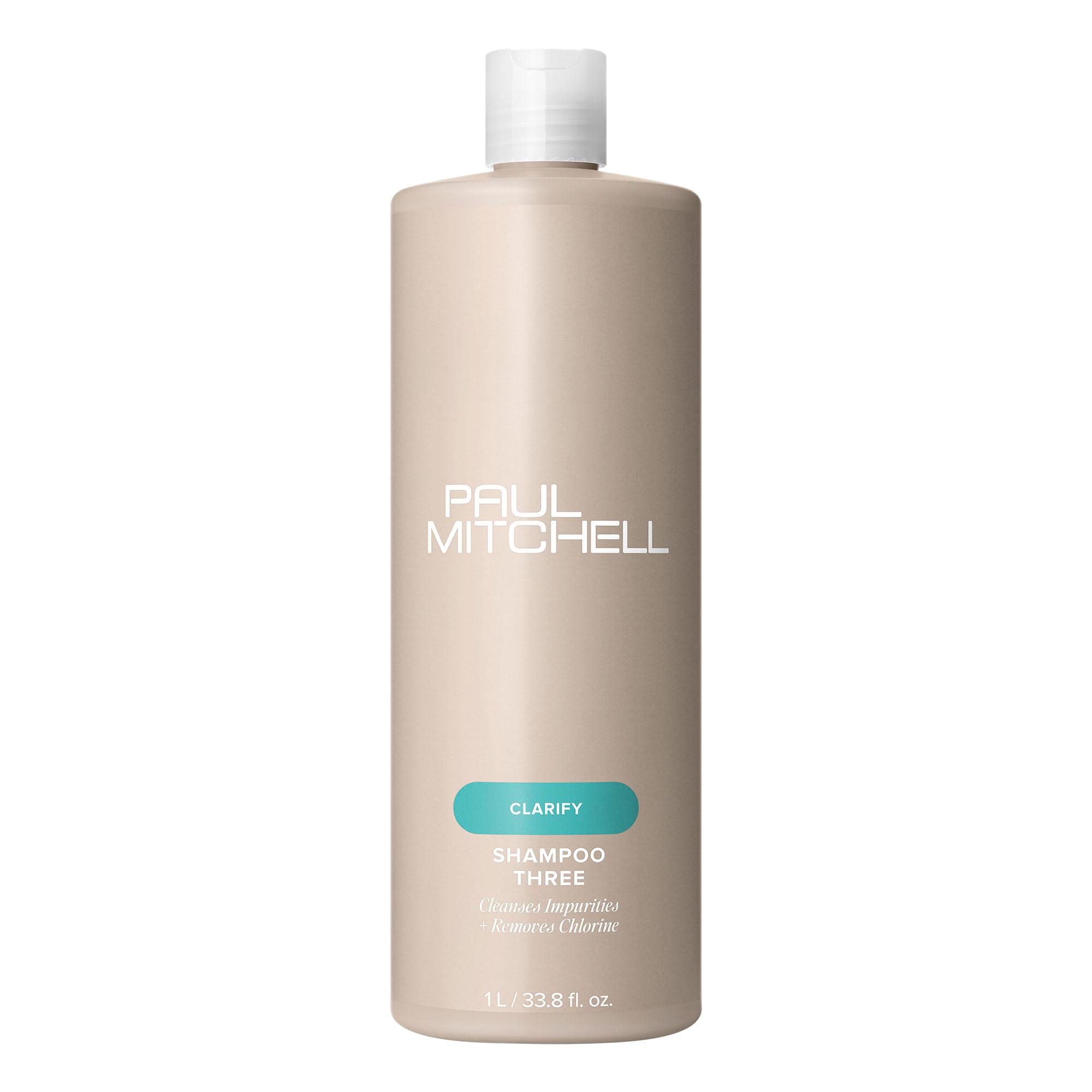 Paul Mitchell Shampoo Three botella clarificante elimina cloro y minerales