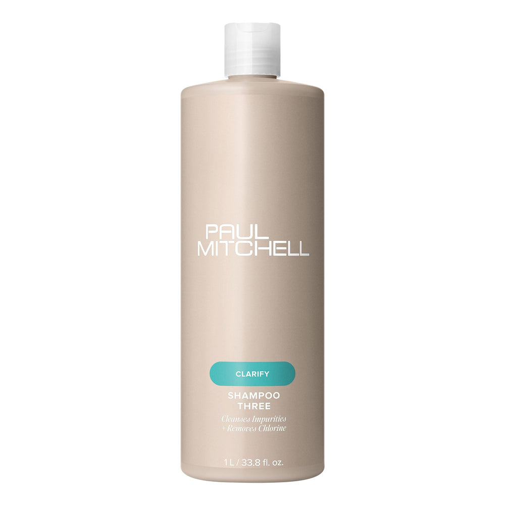 Paul Mitchell Shampoo Three botella clarificante elimina cloro y minerales