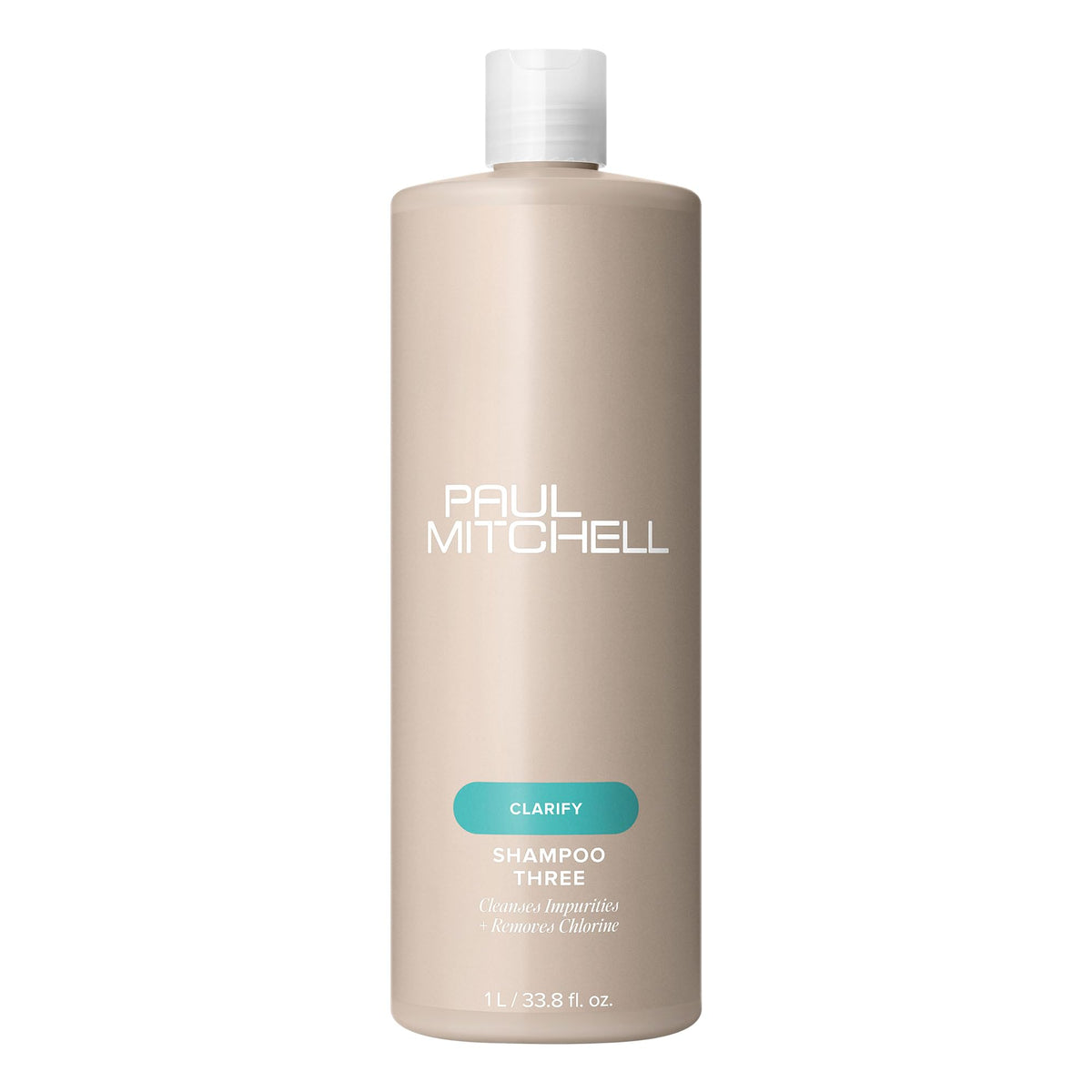Paul Mitchell Shampoo Three botella clarificante elimina cloro y minerales