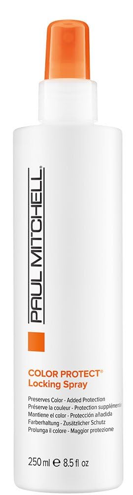Paul Mitchell Color Protect Locking Spray – botella lista para aplicar y potenciar el color en casa.