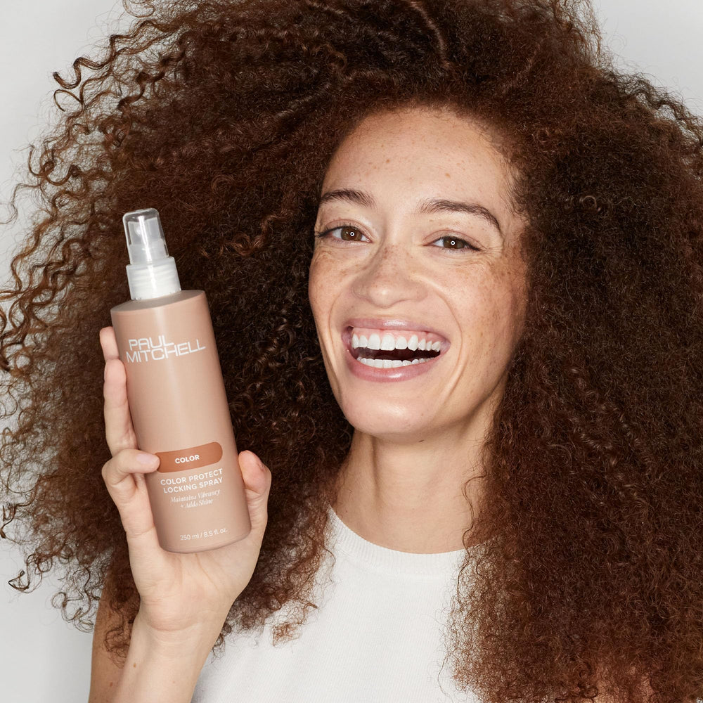 Paul Mitchell Color Protect Locking Spray – protección UV para cabello con color.