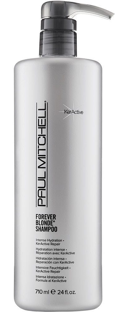 Paul Mitchell Forever Blonde, botella: hidrata y suaviza el cabello rubio.