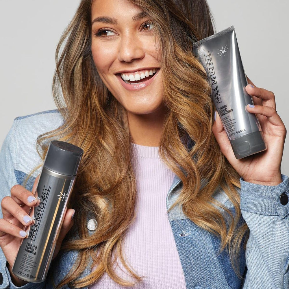Paul Mitchell Forever Blonde, KerActive: nutre y repara el cabello rubio.