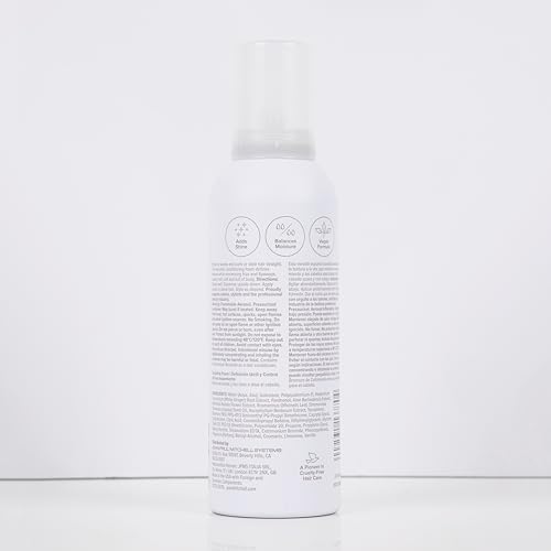 Paul Mitchell Sculpting Foam es apto para rizos o peinados lisos definidos.