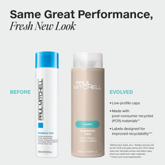 Paul Mitchell Shampoo Two, textura de espuma, sensación suave al aclarar el cabello