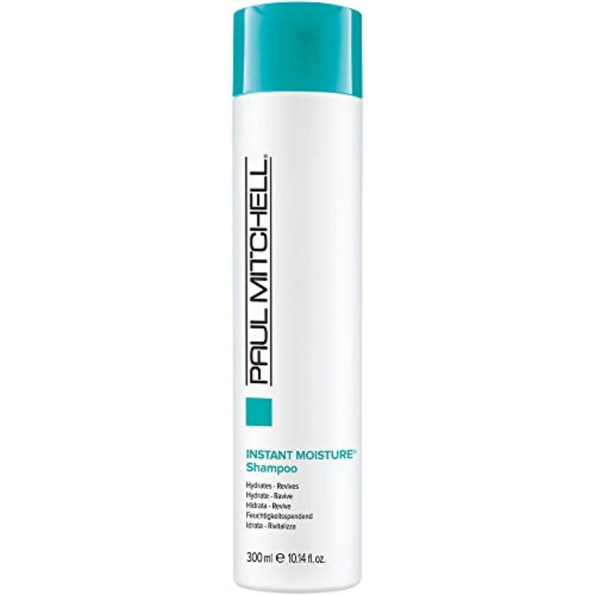 Paul Mitchell Sheer Hydration champú en botella vertiendo, hidratación suave para cabello seco