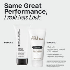 Gel para peinado con textura y brillo intenso de Paul Mitchell.