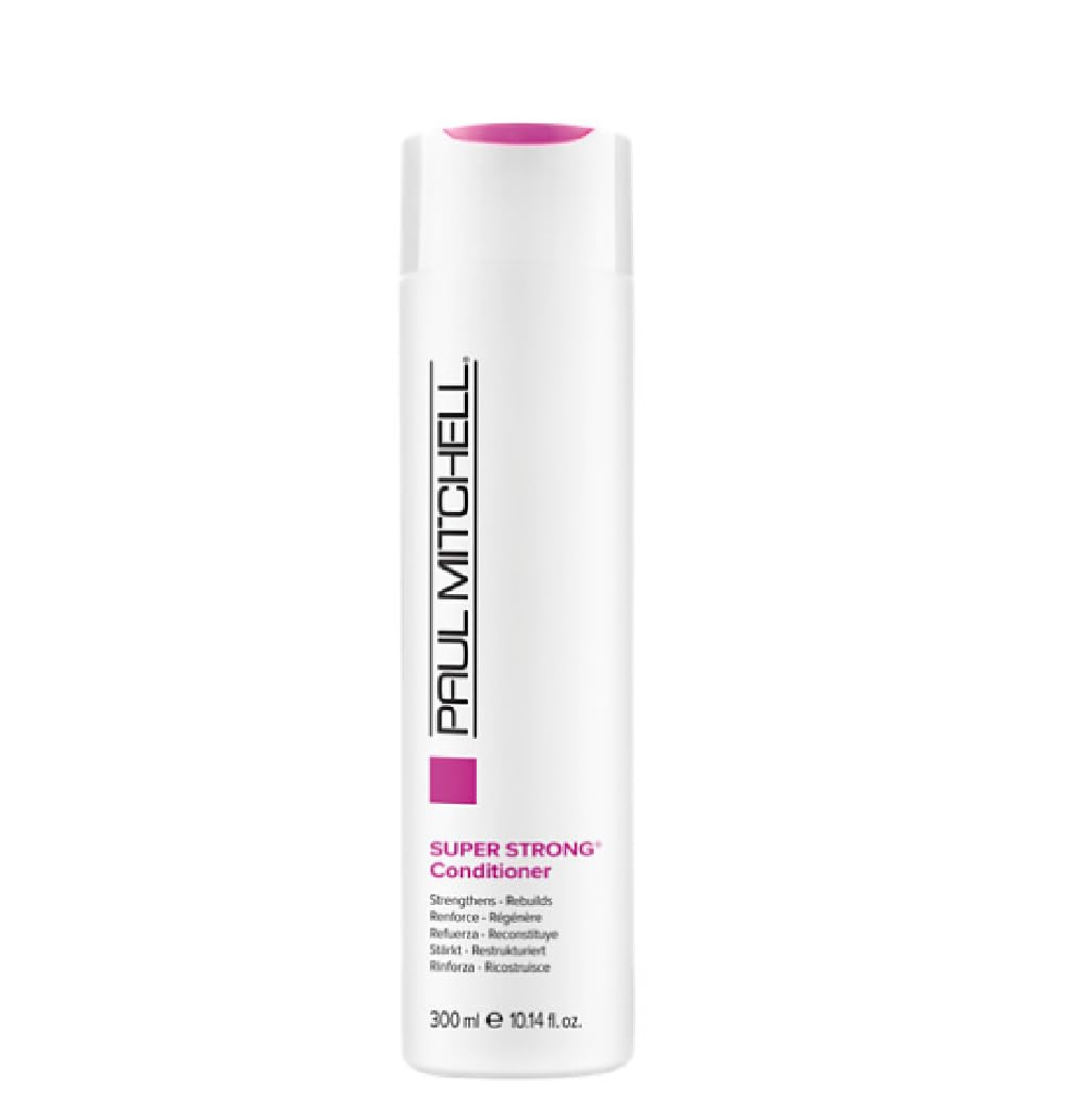 Paul Mitchell Acondicionador Super Strong en botella, fortalece el cabello dañado