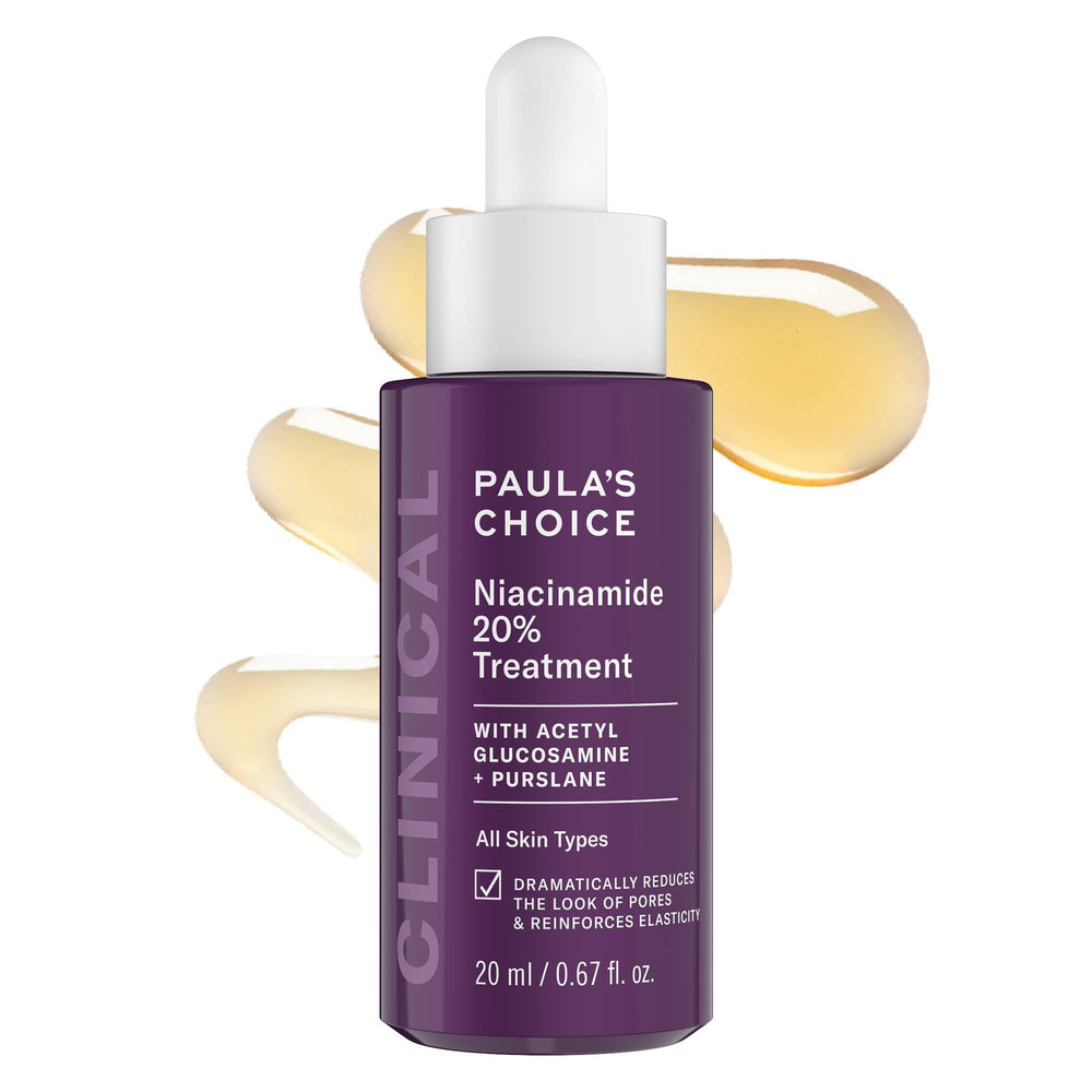 Paula's Choice Clinical 20% Niacinamida: botella del serum para refinar poros visibles.