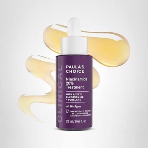 Paula's Choice Clinical 20% Niacinamida: rutina diaria de cuidado facial para mejorar textura.