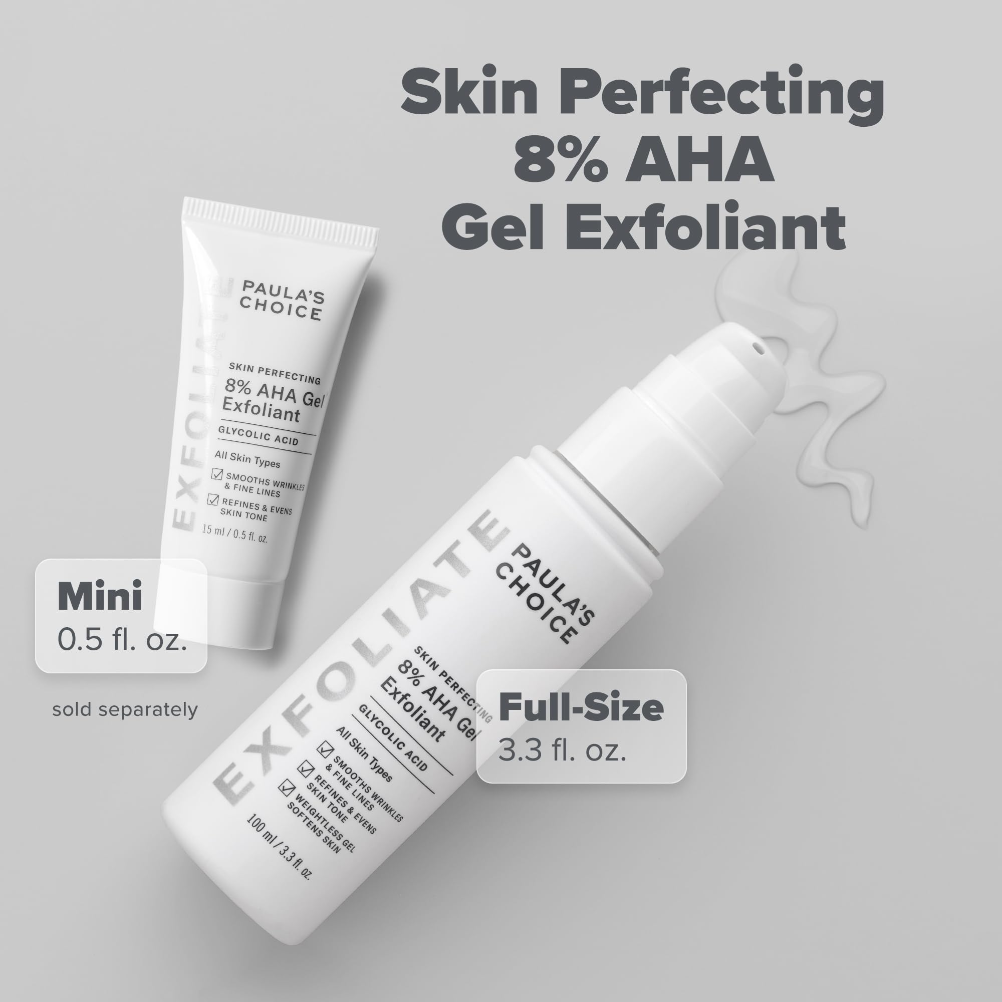 Paula's Choice exfoliante de gel, apto para piel normal a mixta.