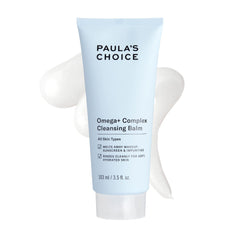 Paula's Choice Omega Complex Balm: application douce pour démaquillage efficace.