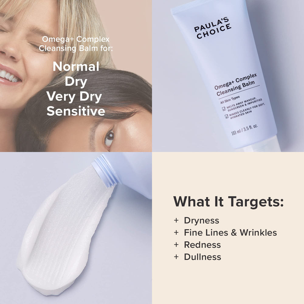 Paula's Choice Omega Complex Balm: démaquillage des yeux facile et sûr.