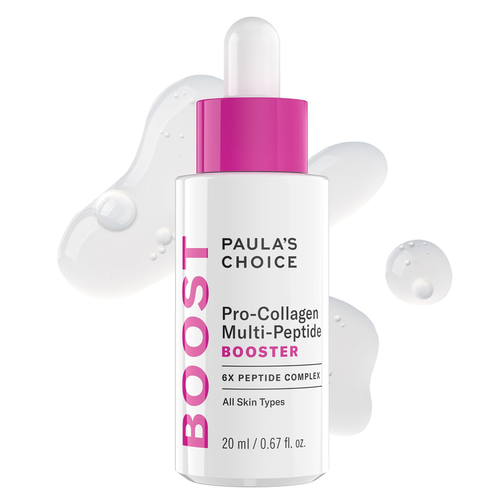 Paula's Choice Pro-Collagen Serum: botella clara enfocada en el producto