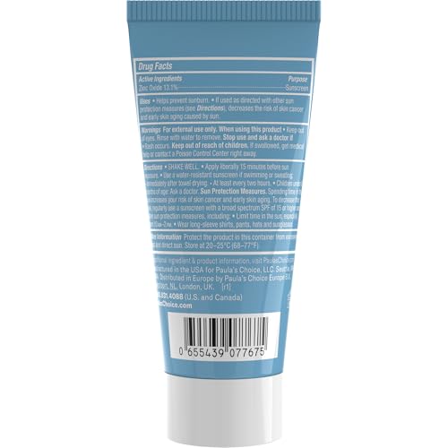 Paula's Choice RESIST protector solar mineral SPF 30, tintado mate para piel grasa