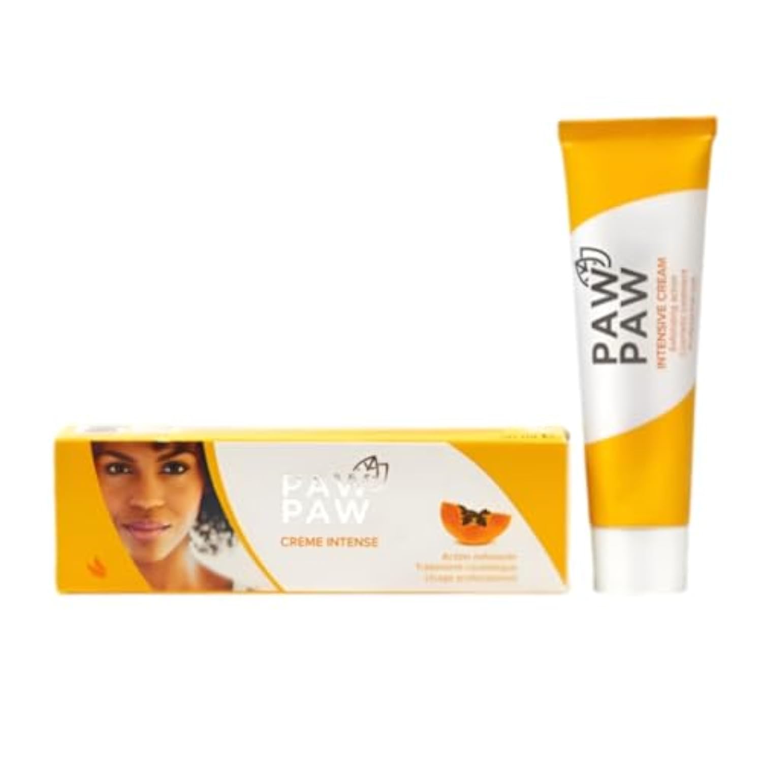 Paw Paw Intense Clarifying Cream, botella de 1.5 oz, tono de piel más uniforme.