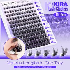 Pawotence Kira Lash Clusters, banda-suave para uso cómodo