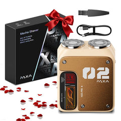 PAXA Mini afeitadora eléctrica con motor 9000 rpm para un afeitado rápido.