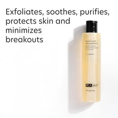 PCA SKIN contiene acido lactico y aloe, exfoliación suave para poros.