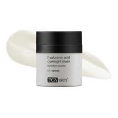 PCA SKIN mascarilla nocturna hidrata la piel durante el sueño para una tez suave.