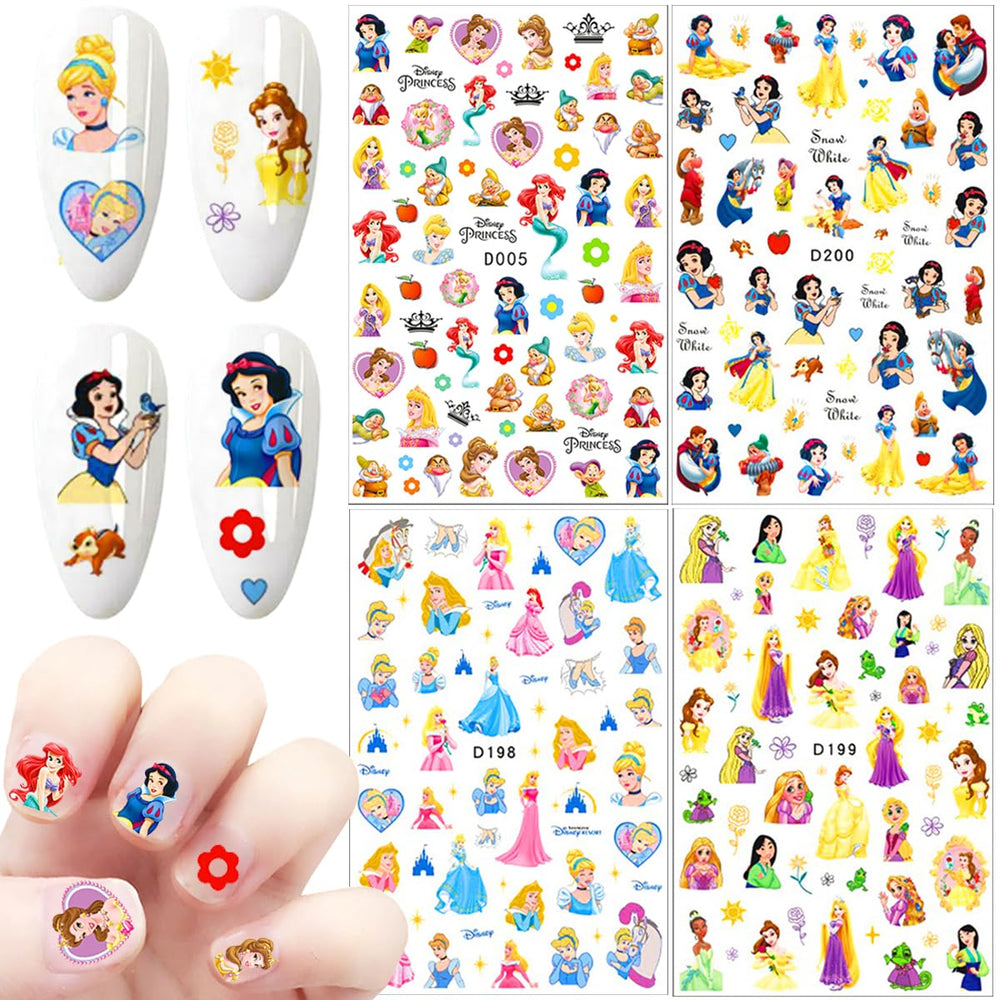 PDFADSK diseños de uñas con dibujos animados, ideales para proyectos caseros.