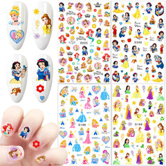 PDFADSK diseños de uñas con dibujos animados, ideales para proyectos caseros.