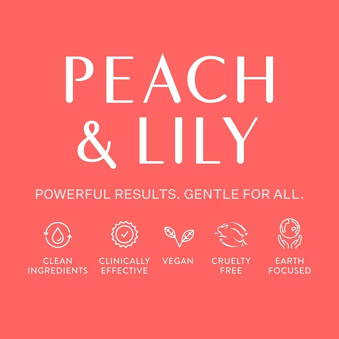 Peach & Lily Power Calm empaque sostenible y reciclable