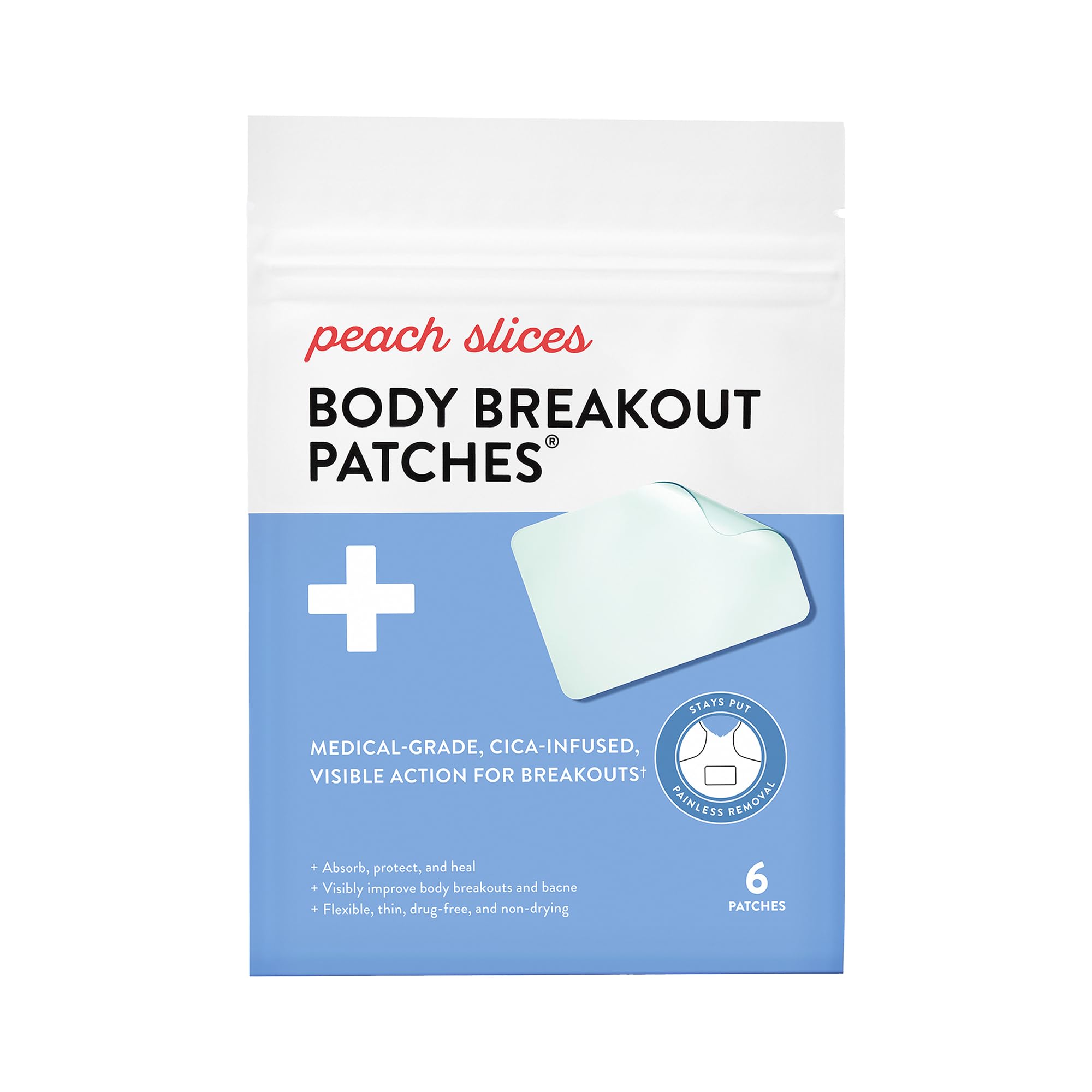 Peach Slices oversized body-breakout patches cover larger clusters.
