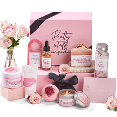 Peacoeye Rose Petal Scented Soy Candle for calming ambiance and self-care moments
