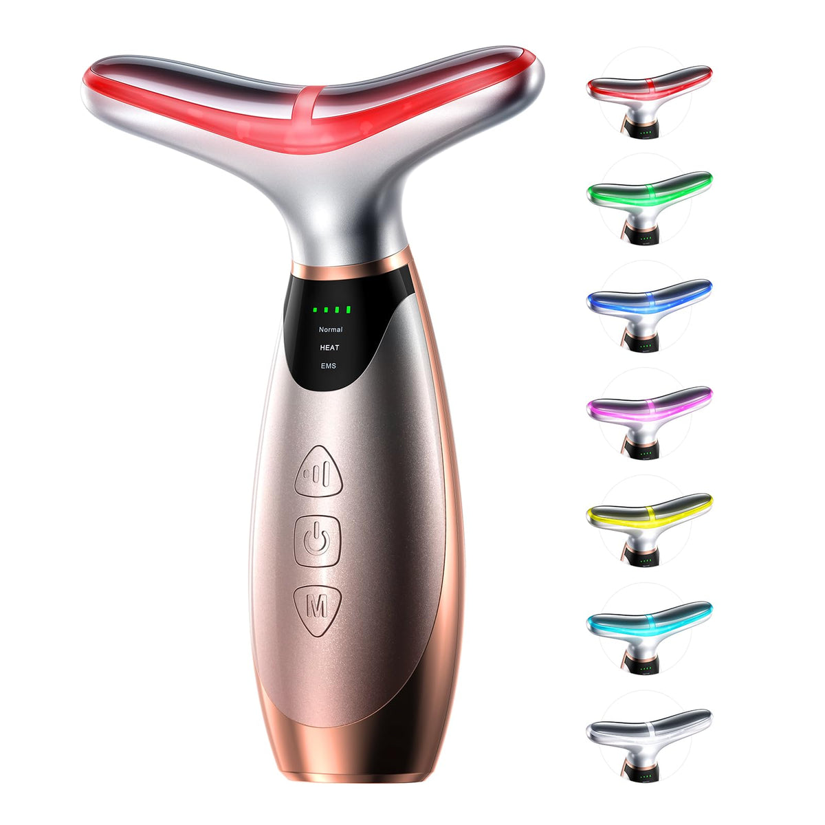 Pedete Massager Visage avec lumière rouge pour un teint éclatant et revitalisé