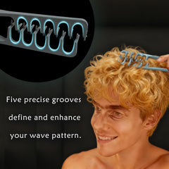 Peine texturizante de volumen para flequillo suave y natural.