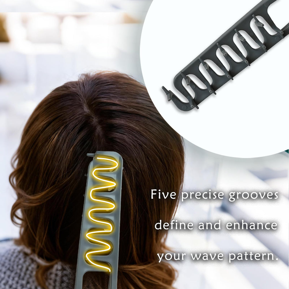 Textura natural con el Peine Texturizante de Volumen para todo tipo de cabello.