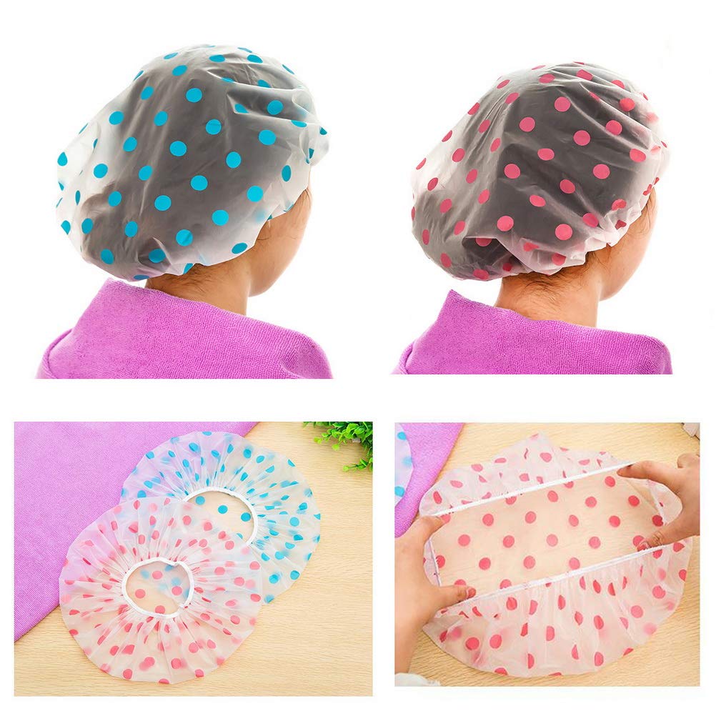 Pengxiaomei gorra ducha amarilla mantiene el cabello seco y organizado