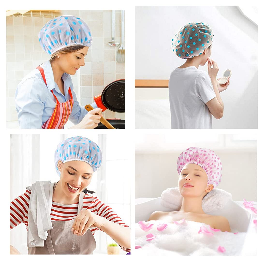 Pengxiaomei gorra ducha multiusos para cuidado diario