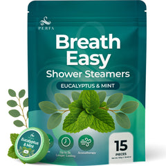 Perfa tableta de ducha de eucalipto extra grande para aromaterapia revitalizante