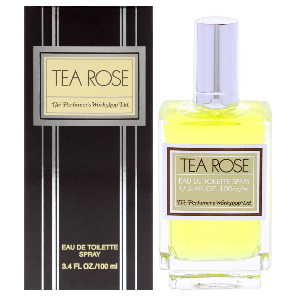 Perfumer's Workshop Rosa de Té, frasco-vertido, aroma suave para uso diario.