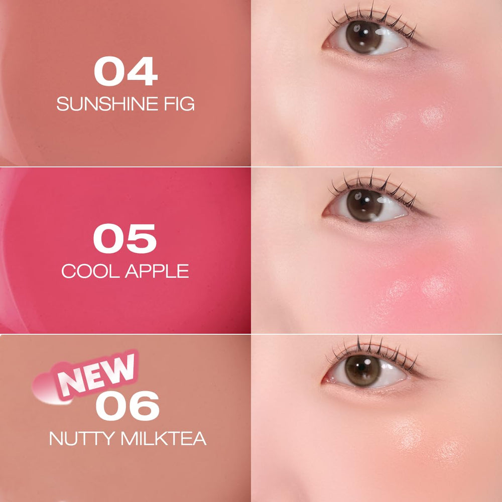 Peripera Syrupy Tok Cheek shake before use demonstrates mess-free dispensing.