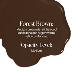 Perma Blend Forest Brown, aplicación de microblading para delineado de ojos preciso.