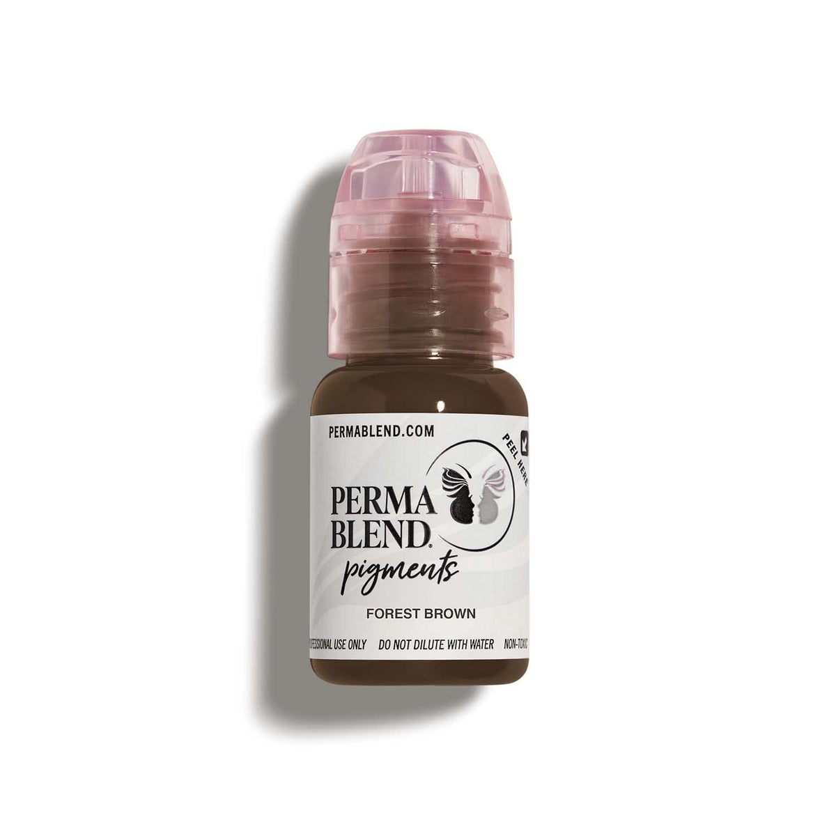Perma Blend Forest Brown, frasco 0.5oz, pigmento para microblading con resultados consistentes.