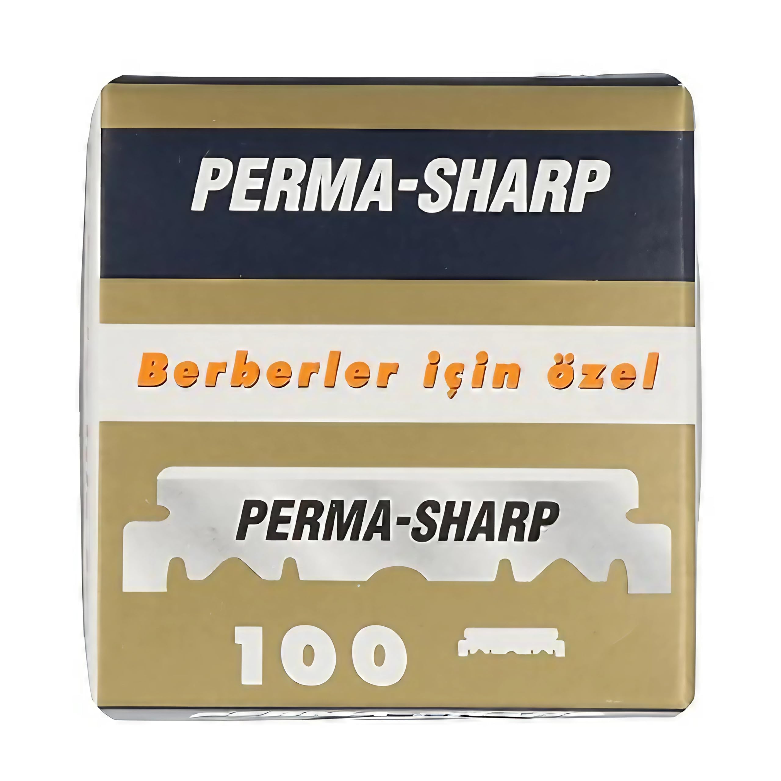 Hojas Perma-Sharp media para navaja recta, afeitado preciso.