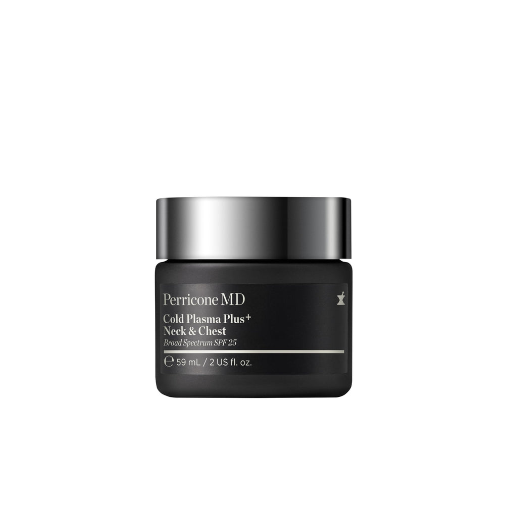 Perricone MD Cold Plasma para cuello y pecho con SPF25, protección diaria.
