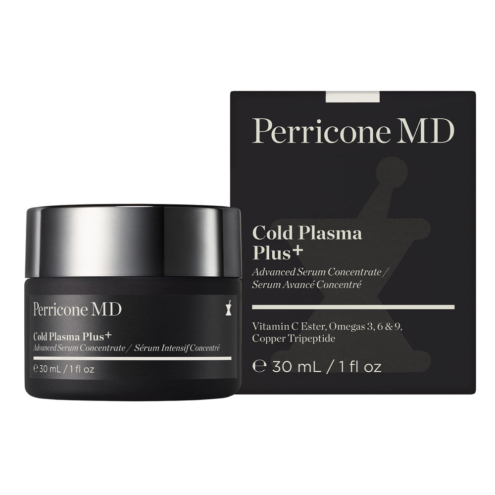 Perricone MD Cold Plasma Plus, textura suave que mejora la uniformidad y la apariencia de la piel.