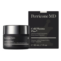 Perricone MD Cold Plasma Plus, textura suave que mejora la uniformidad y la apariencia de la piel.