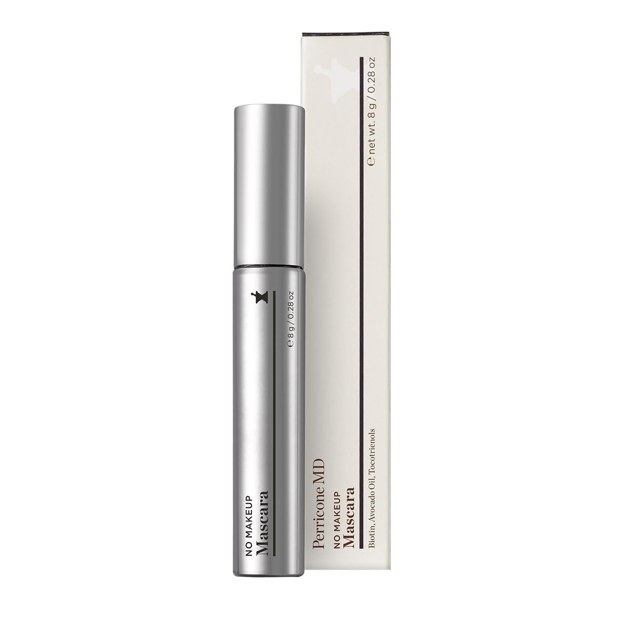 Perricone MD No Makeup Mascara, aplicacion precisa para pestañas más definidas y elevadas.