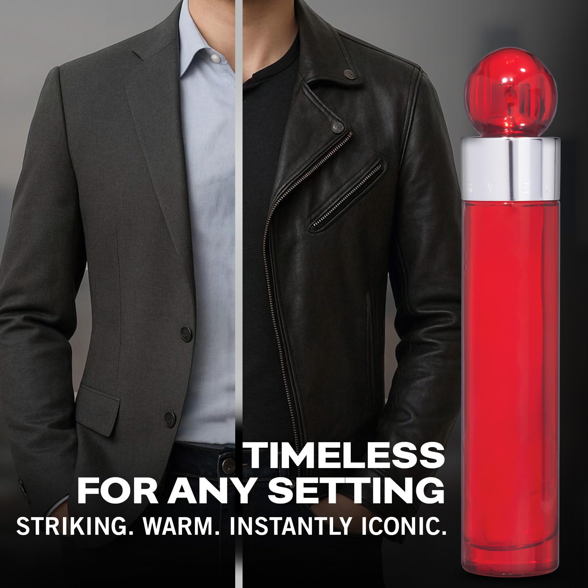 Perry Ellis 360° Red, fondo de patchouli que aporta calidez y sensualidad.