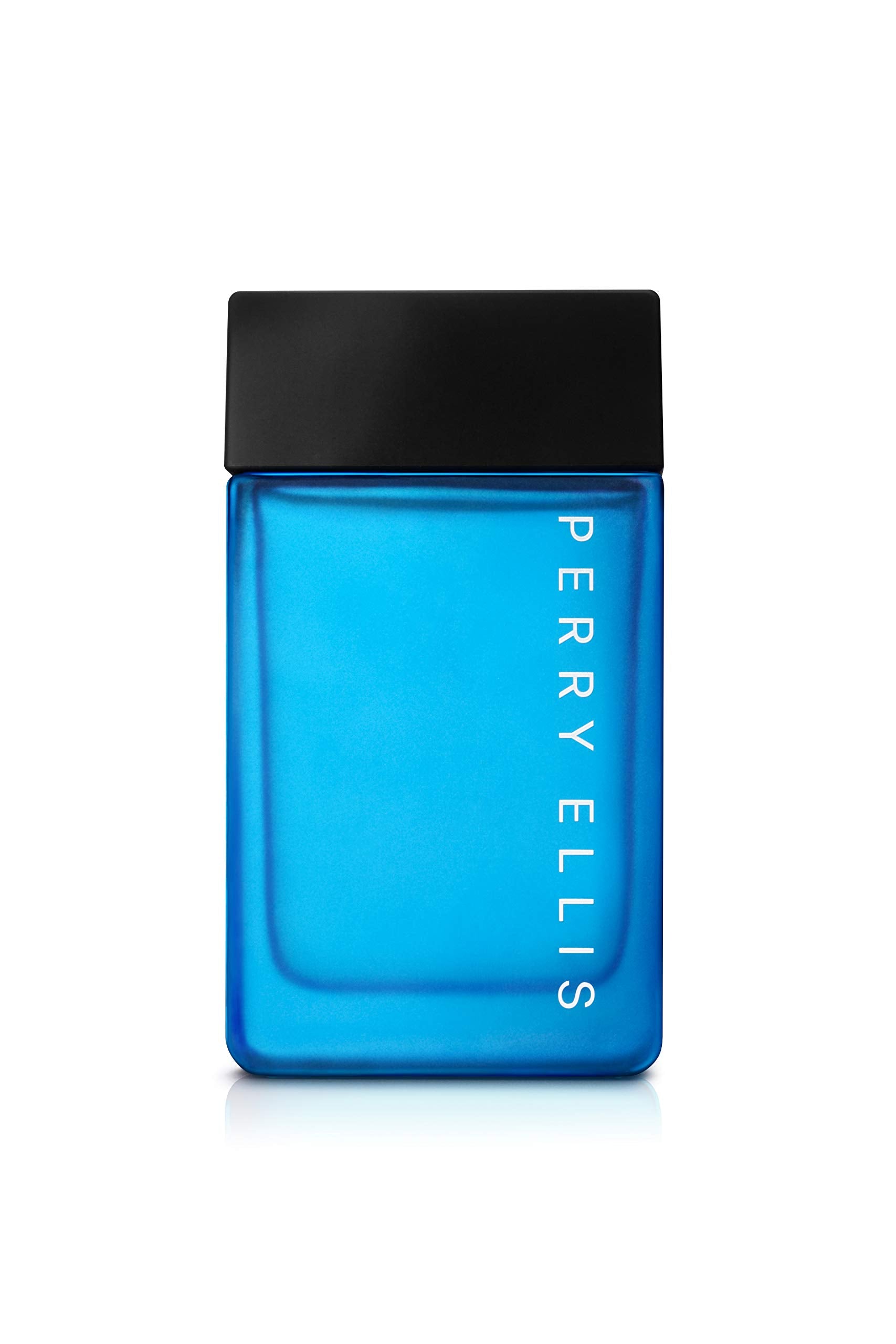 Perry Ellis Pure Blue, etiqueta-caja, presentación elegante para regalo.