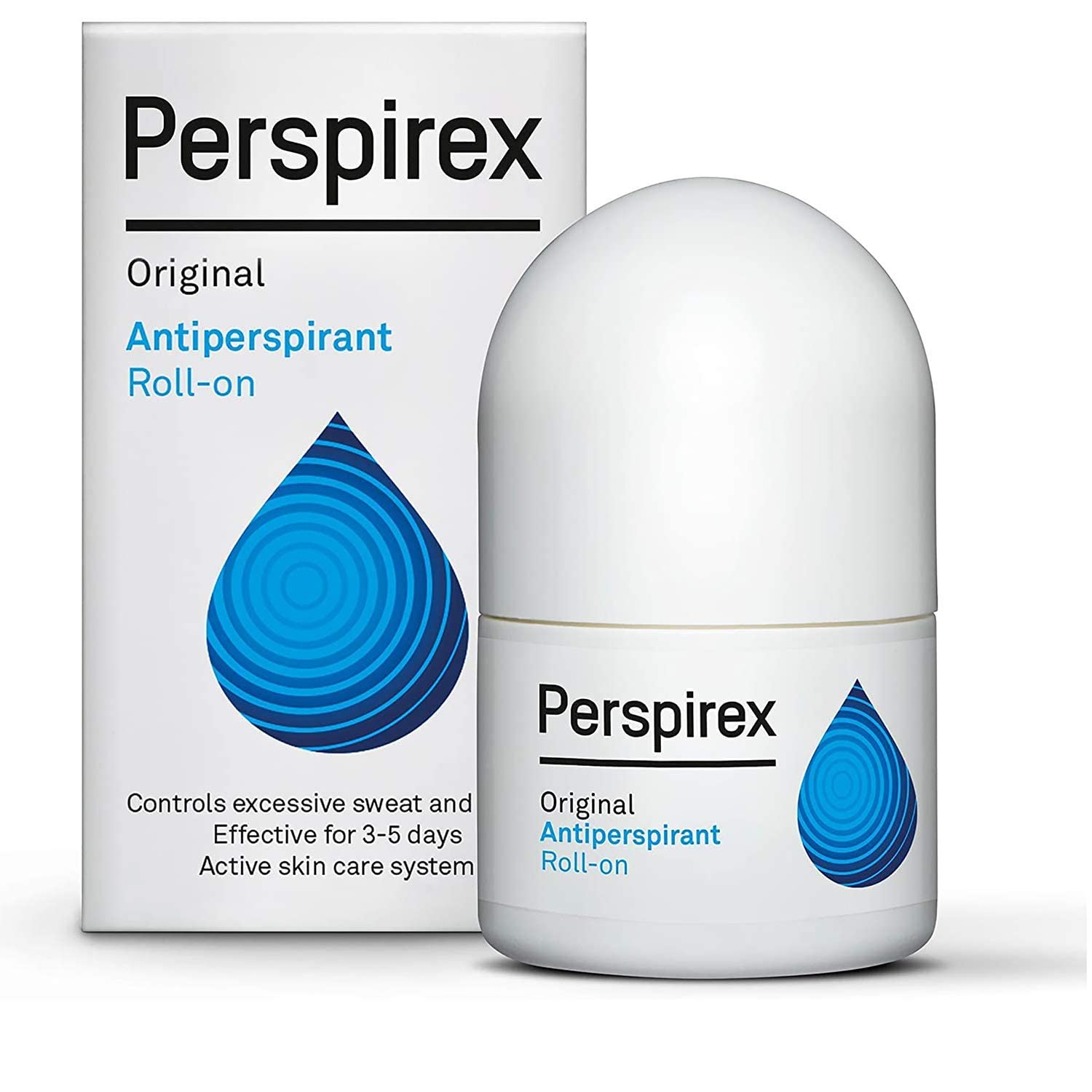 Perspirex Original Rodillo Antitranspirante, empaque compacto para uso diario